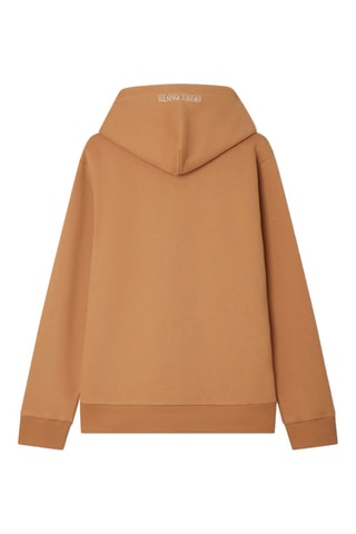 Sweat à capuche Wide Zip Hood - Camel