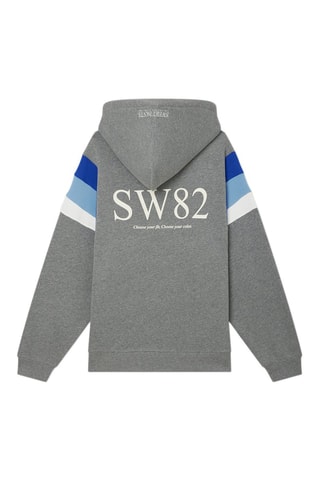 Sweat à capuche Sw82 - Gris foncé chiné