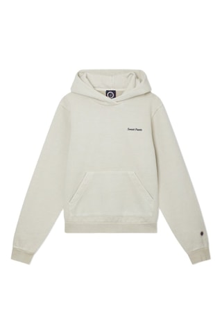 Sweat à capuche Script - Beige