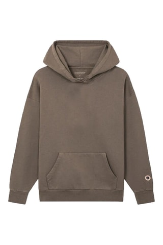 Sweat à capuche en coton biologique Kid Hearhoodie Taupe