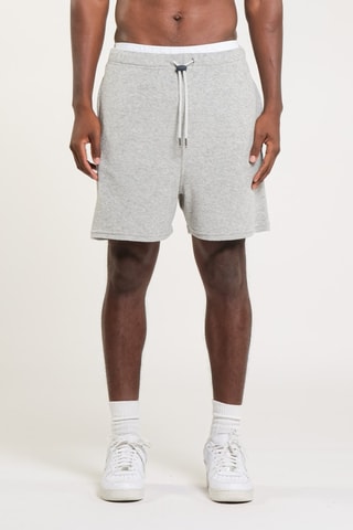 Short en coton biologique Sponge - Gris chiné