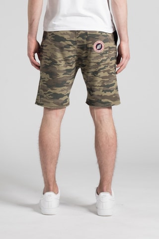 Short droit Terry Print - Kaki