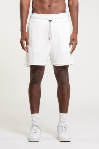 Short en coton biologique Sponge - Ecru