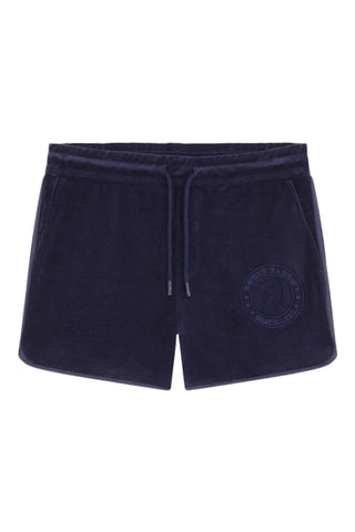Short en coton biologique Sponge - Bleu marine