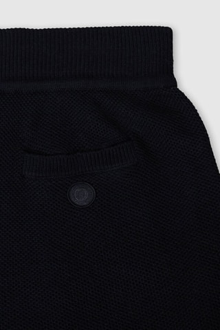 Bermuda en laine Moss - Noir