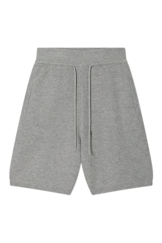 Bermuda en laine Moss - Gris chiné