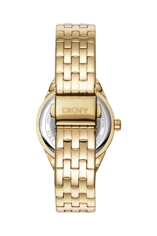 Relógio de quartzo em aço Evening - Dourado e branco