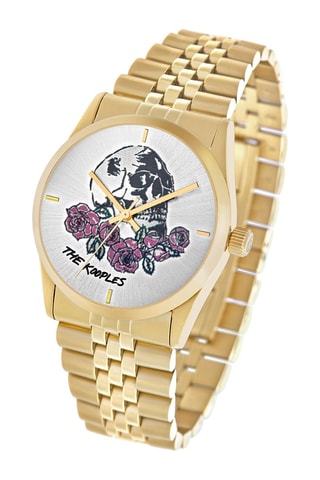 Stalen Quartz Horloge - Goudkleurig