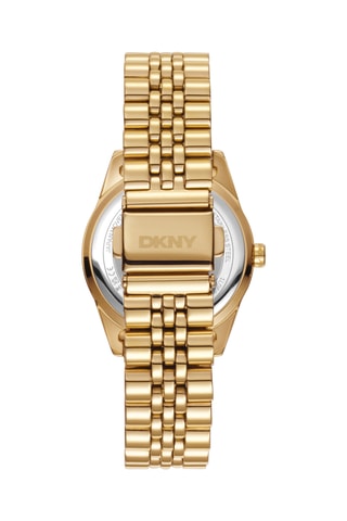 Relógio de quartzo em aço Logo - Dourado e prateado
