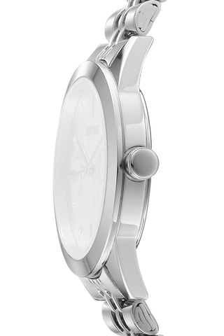 Stalen Quartz Horloge Everyday - Zilverkleurig en Turquoise
