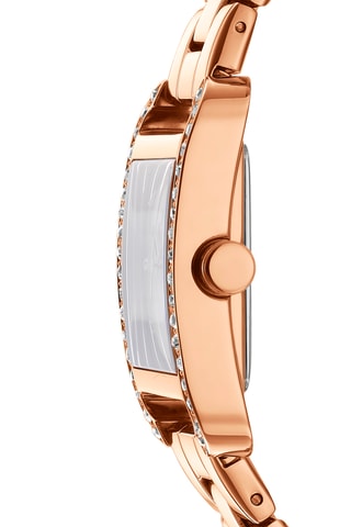 Stalen Quartz Horloge Iconic - Roségoudkleurig en Beige