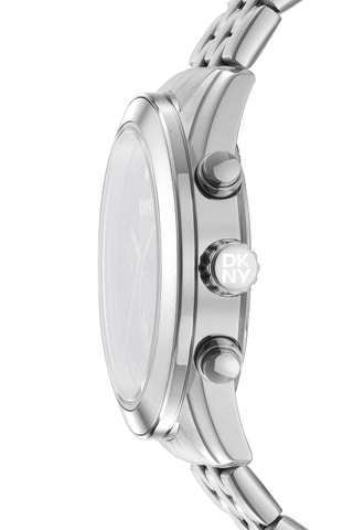 Quartz Horloge Everyday - Chronograaf - Zilverkleurig en Marineblauw