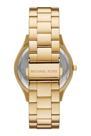 Stalen Quartz Horloge - Goudkleurig