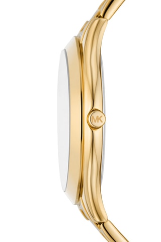 Stalen Quartz Horloge - Goudkleurig