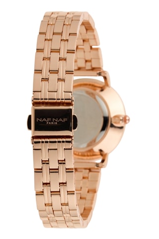 Legering Quartz Horloge - Roségoudkleurig en Zwart