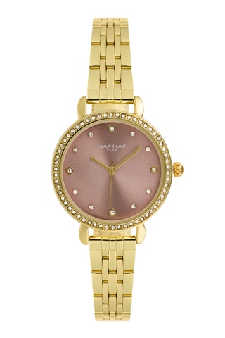 Legering Quartz Horloge - Goudkleurig en Zilverkleurig