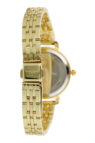 Legering Quartz Horloge - Goudkleurig en bordeauxrood