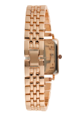 Legering Quartz Horloge - Roségoudkleurig en Donkergroen