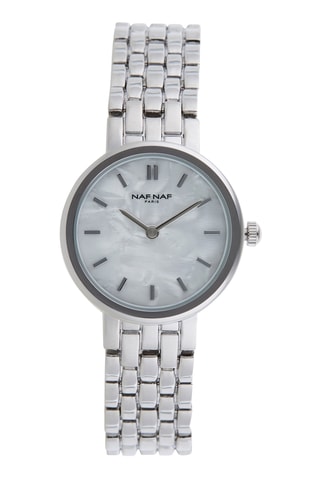 Legering Quartz Horloge - Zilverkleurig en Wit