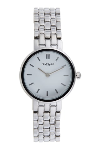 Legering Quartz Horloge - Zilverkleurig en Wit