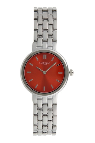 Legering Quartz Horloge - Zilverkleurig en Rood