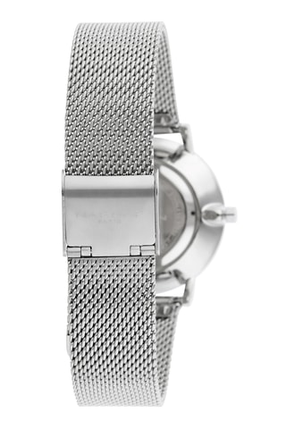 Legering Quartz Horloge - zilverkleurig en bruin