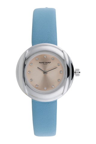 Polyurethaan Quartz Horloge - Grijs en Zilverkleurig
