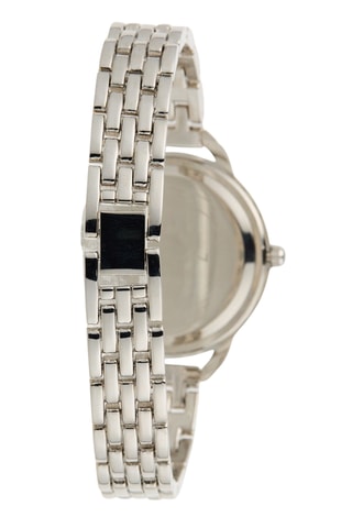 Legering Quartz Horloge - zilverkleurig en bruin