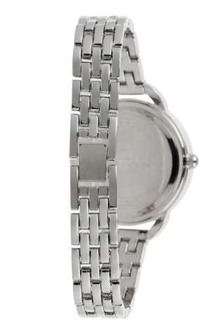 Legering Quartz Horloge - Zilverkleurig en Blauw