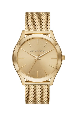 Montre à quartz en acier Runway - Doré
