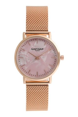 Legering Quartz Horloge - Roségoudkleurig en Roze