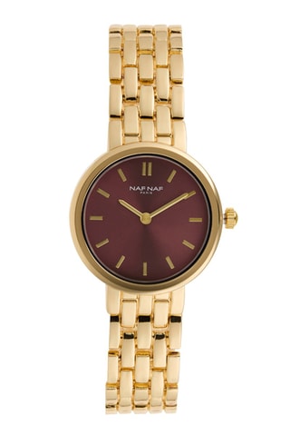 Legering Quartz Horloge - Goudkleurig en Bruin