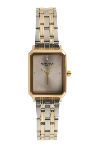 Legering Quartz Horloge - Zilverkleurig en Goudkleurig