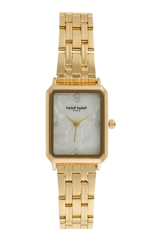 Legering Quartz Horloge - Goudkleurig en Wit
