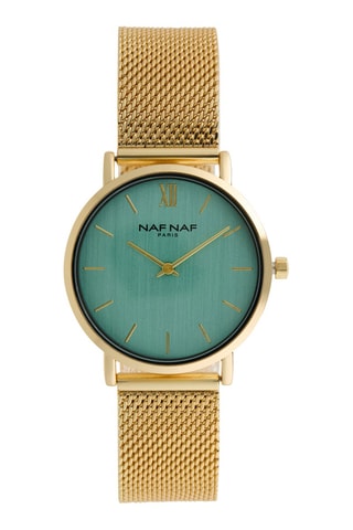 Legering Quartz Horloge - Goudkleurig en turquoise