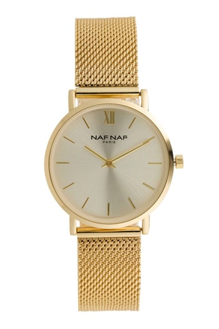 Legering Quartz Horloge - Goudkleurig en Wit