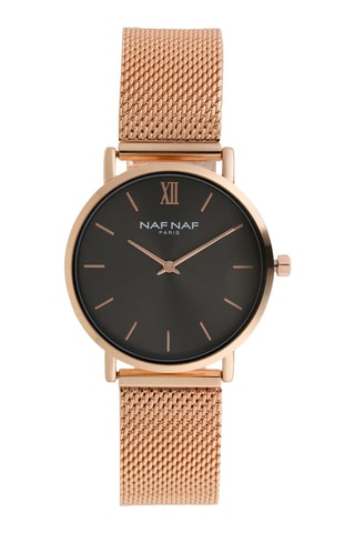 Legering Quartz Horloge - Roségoudkleurig en Zwart