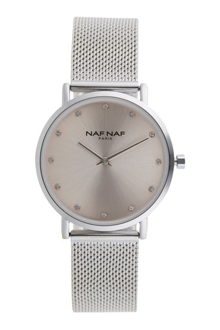 Legering Quartz Horloge - Zilverkleurig en Wit