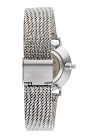 Legering Quartz Horloge - Zilverkleurig en Donkergroen