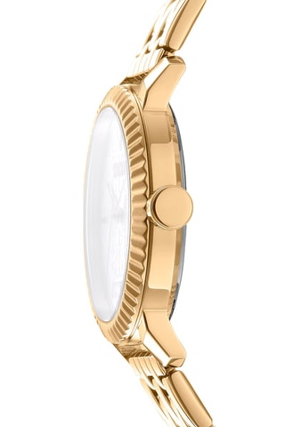 Relógio de quartzo em aço Everyday - Dourado e prateado