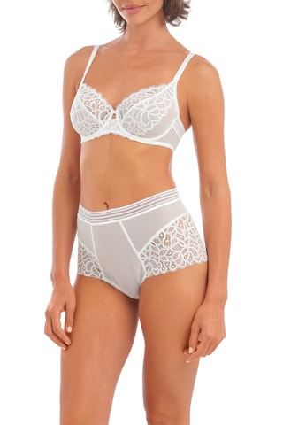 Shorty taille haute Raffine - Blanc - Wacoal