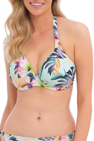 Haut de maillot Paradiso - Vert et violet - Fantasie Swim