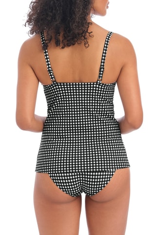 Haut de maillot Check In- Noir et blanc - Freya Swim