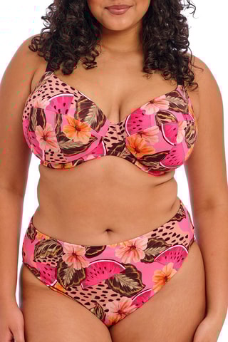 Haut de maillot Cabana - Rose et marron - Elomi Swim
