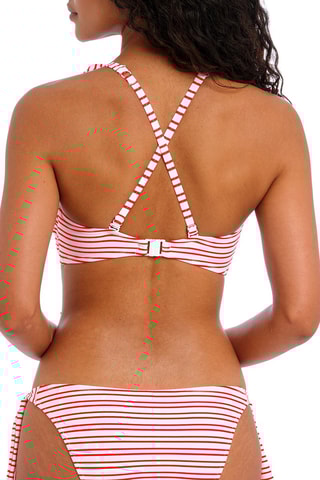 Haut de maillot New Shores - Blanc et rouge - Freya Swim