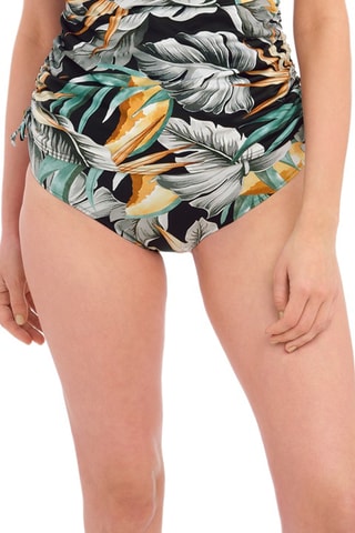 Bas de maillot Bamboo Grove - Noir et vert - Fantasie Swim
