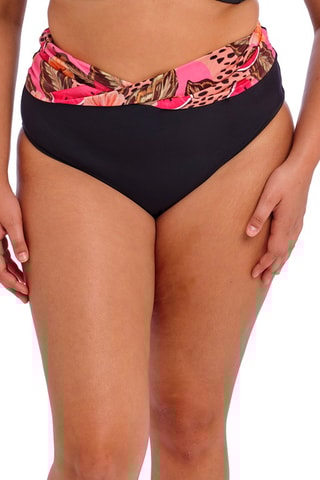 Bas de maillot taille haute Cabana - Noir  - Elomi Swim