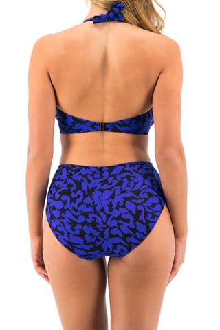 Bas de maillot taille haute Hope - Noir et bleu marine - Fantasie Swim