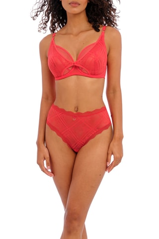 Culotte taille haute Fatale - Rouge - Freya