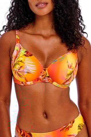 Haut de maillot Miami Sunset - Jaune et orange - Freya Swim